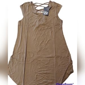 Chaser Womens Beach Cover Lattice Tie Sage Size M NWT Revolve.